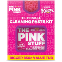 Набір для прибирання The Pink Stuff Cleaning Paste Kit Sqeezy, (Паста 850 г+ Губка)